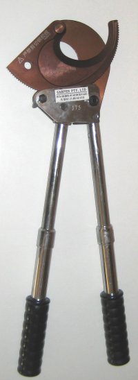 75mm ratchet cable cutter