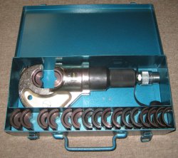 Large portapower crimper